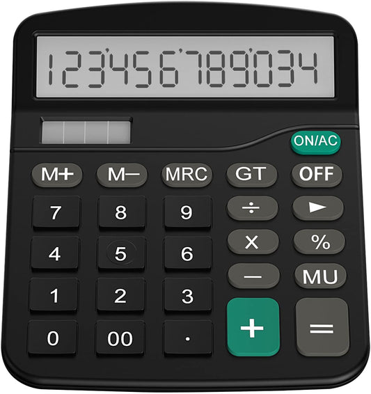 Calculator, Standard Function Calculator (Black)